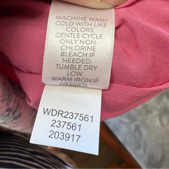 J Jill Dreamscape Border Print Maxi Dress Pink Floral Sleeveless Size Small - Picture 14 of 16